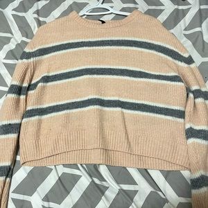Knit cropped sweater